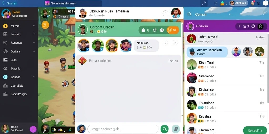 Tampilan antarmuka yang modern dan menarik.