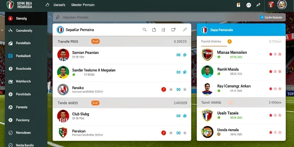 Tampilan antarmuka yang user-friendly.