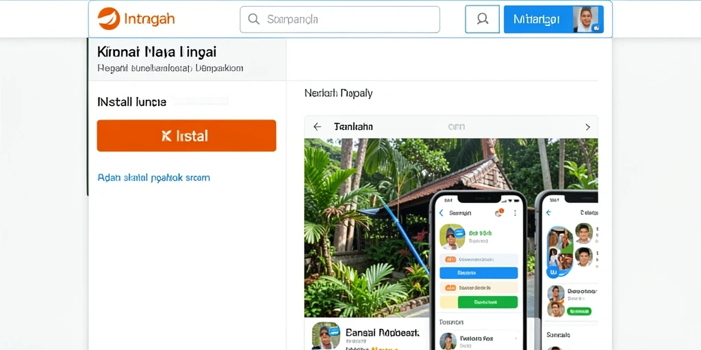 Tampilan antarmuka yang ramah pengguna.