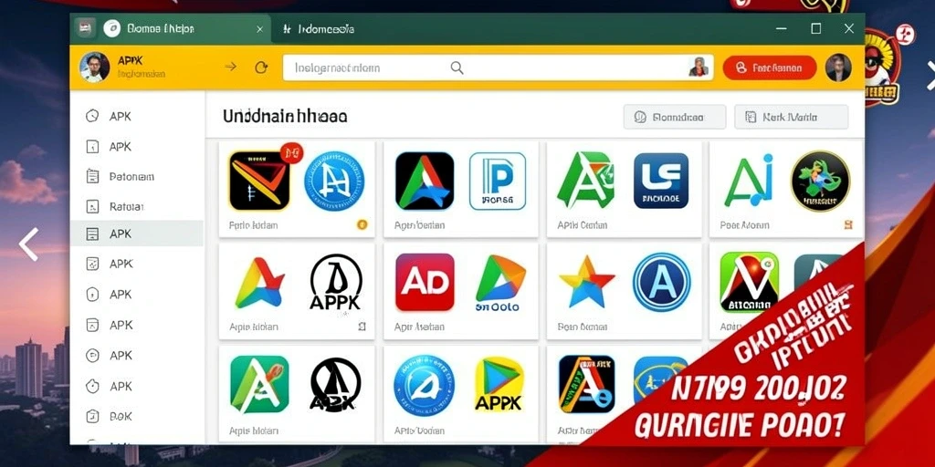 Tampilan utama DEWI11 dengan logo yang menarik.
