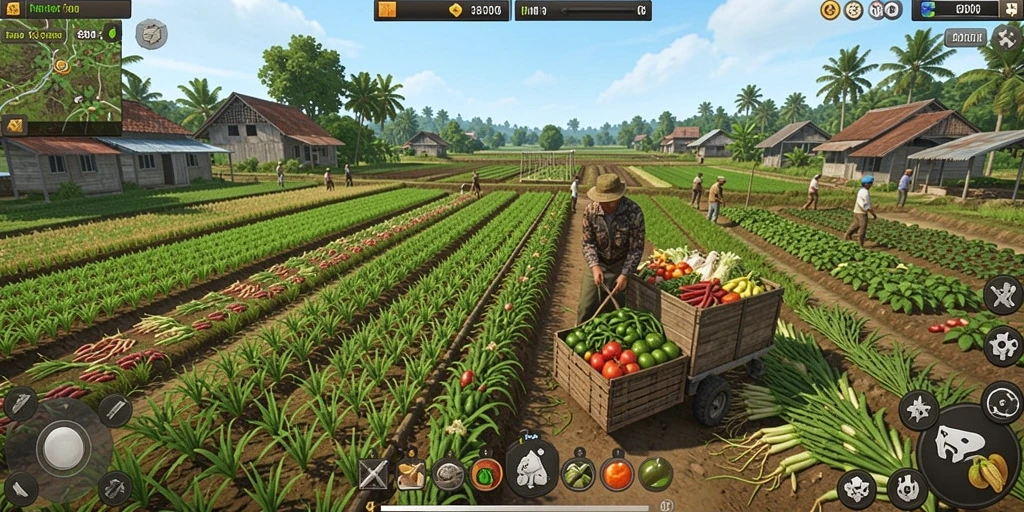 Tampilan awal game FUNPARI yang menarik.
