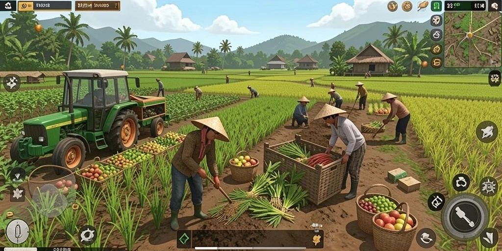 Tampilan awal game yang menarik dan mudah dipahami.