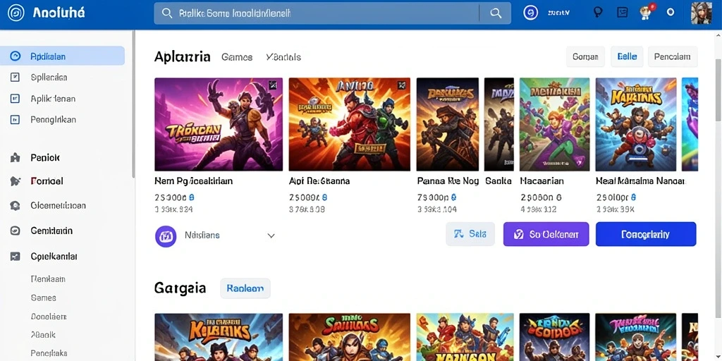 Tampilan grafis yang menarik dan berwarna-warni.
