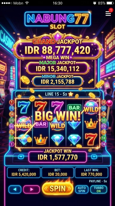 Galeri pratinjau visual nabung77 build APK resmi terbaru